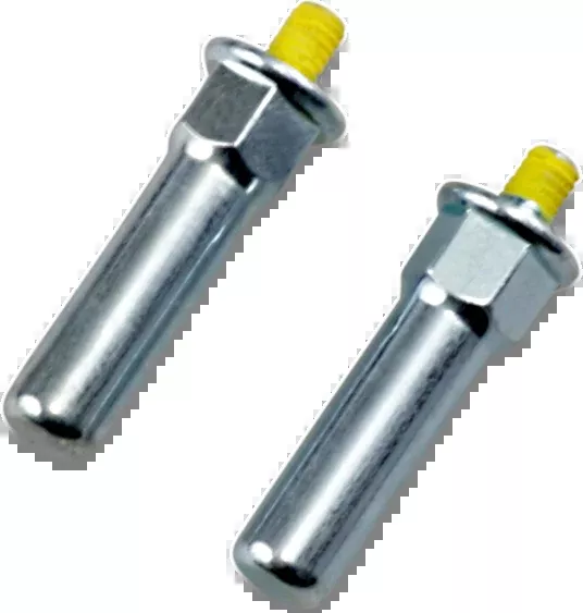 Drag Specialties Silver Passenger Footrest Wear Pins for 2016-2018 Harley Iron