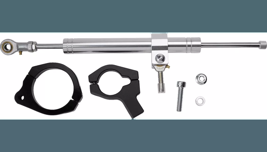 Drag Specialties Steering Damper Kits for '20-25 Harley Davidson FXLRS Models (Select Finish)