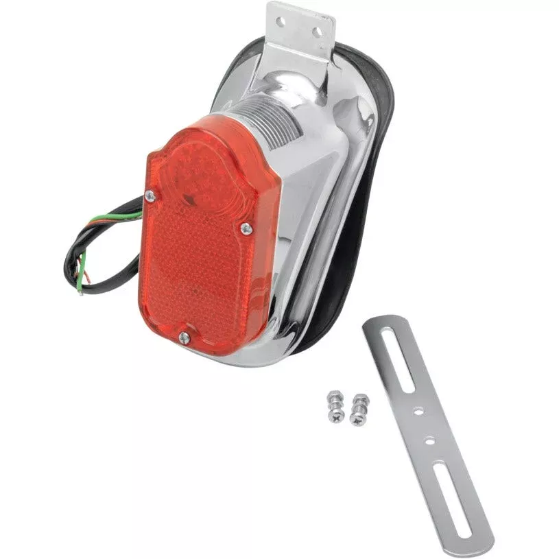 Drag Specialties Tombstone Taillight for Harley or Custom Universal Mount