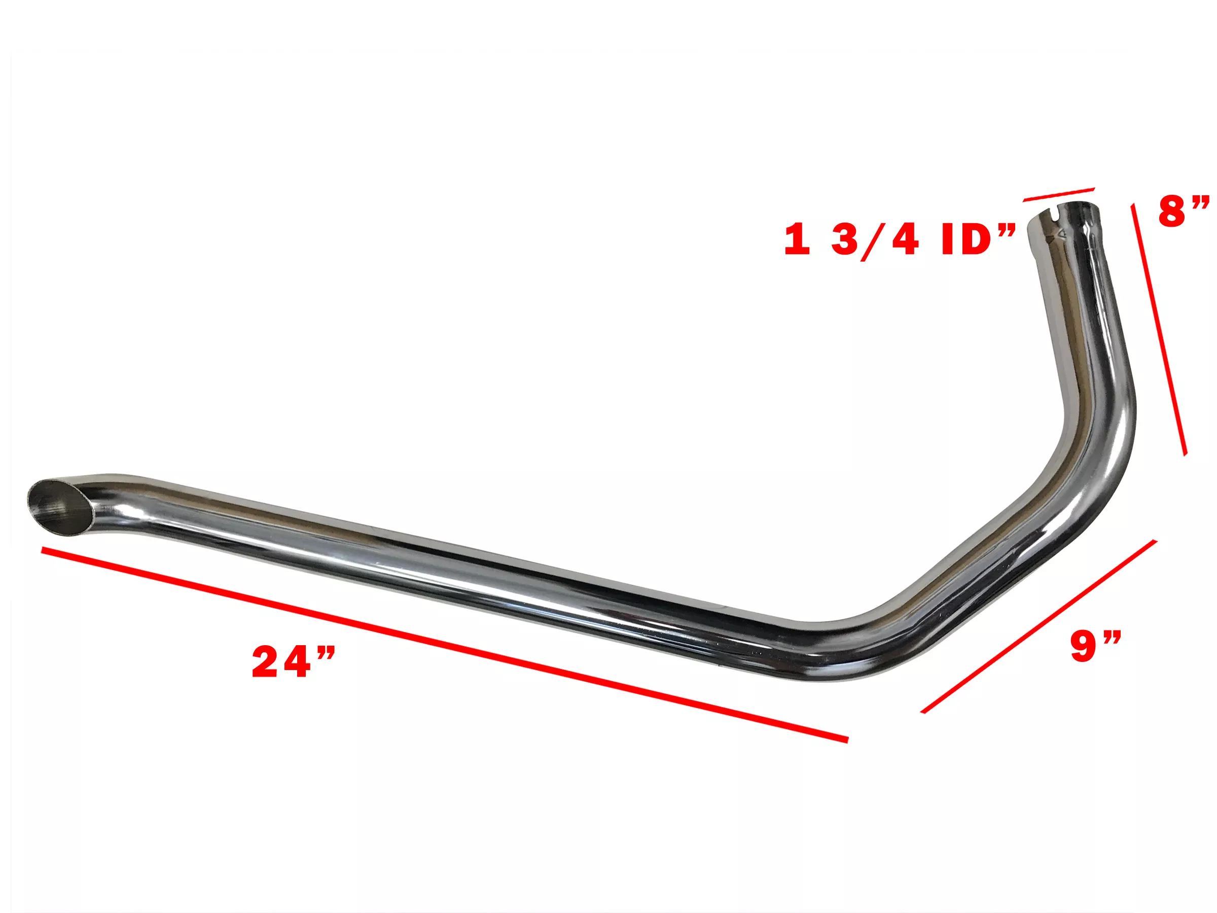 Drag Straight Pipe Exhaust - Right Side