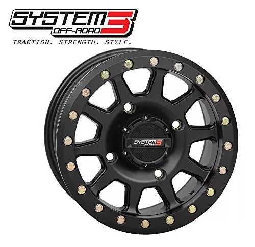 Dragonfire Racing 19-0081 SB-3 Beadlock Wheel – 14×10-5+5(0mm) – 4/137 – Matte Black