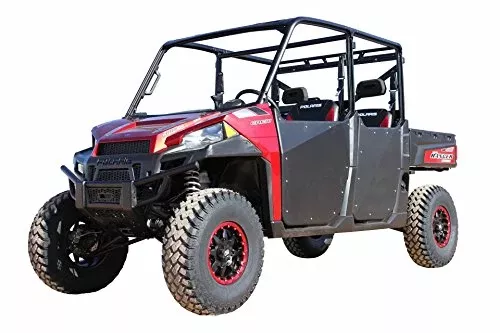 Dragonfire Racing HiBoy Doors (Black) for 17-19 Polaris RANCREWXP1000EPS