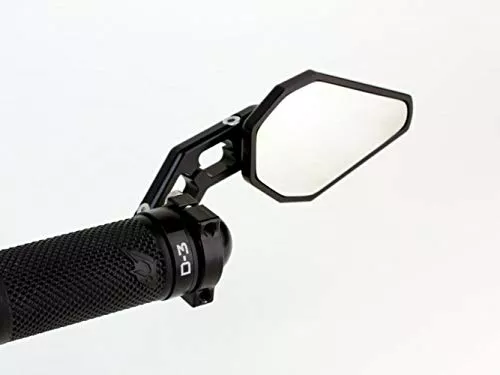 Driven Products D-Axis Bar End Mirror - Red DXM-RD