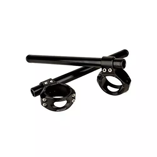 Driven Racing Halo Clip-Ons (43mm) (Black) Compatible with 99-04 Yamaha YZF-R6