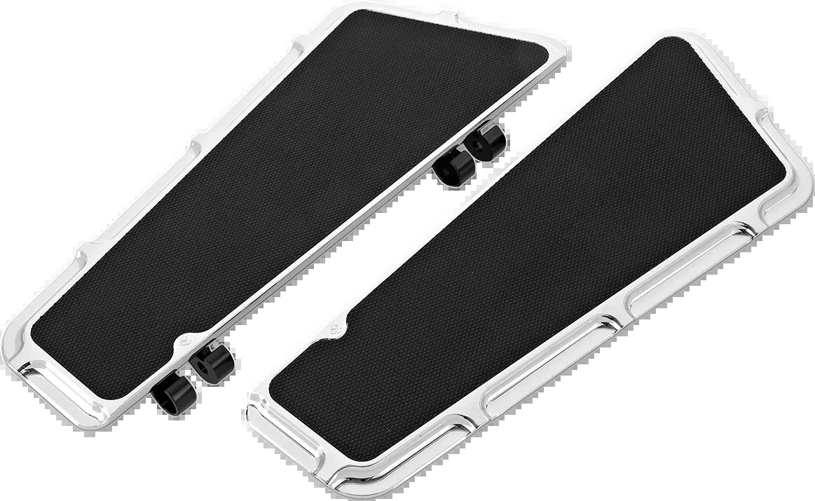 Driver Floorboards - Beveled - Chrome