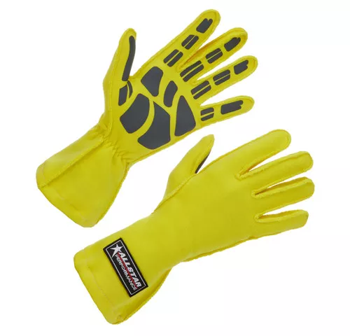 Driving Gloves Non-SFI Outseam S/L MD Yellow ALL913092