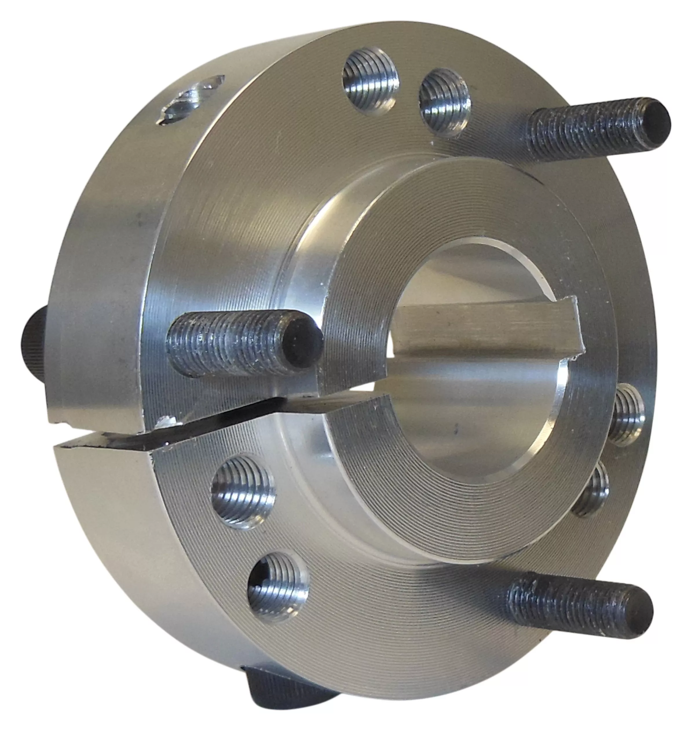 Dual Pattern Wheel Hub (1" Bore) 58mm & 2.5" Bolt Circles (Metric & American)