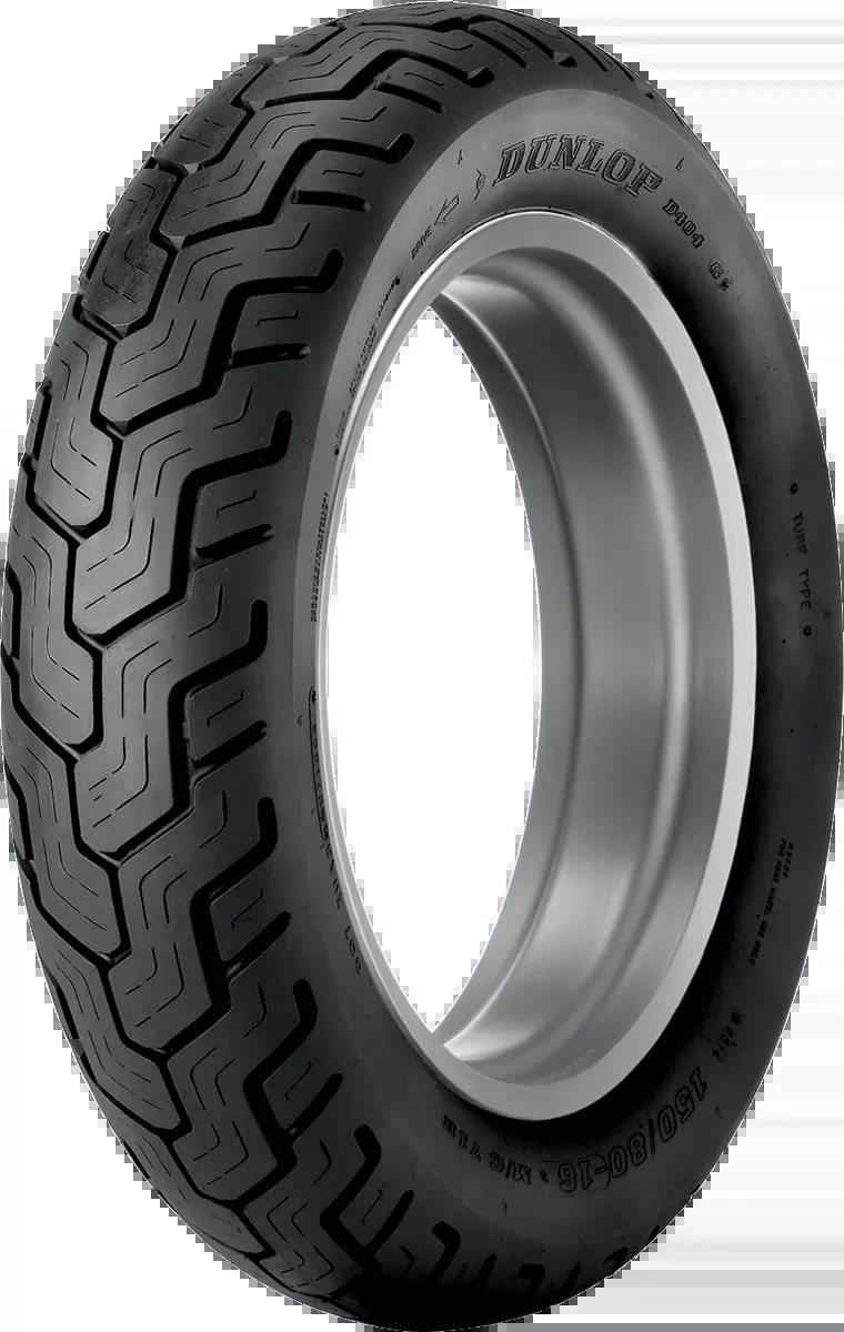 Dunlop D404 Series Rear 140/90-15 Blackwall Motorcycle Tire
