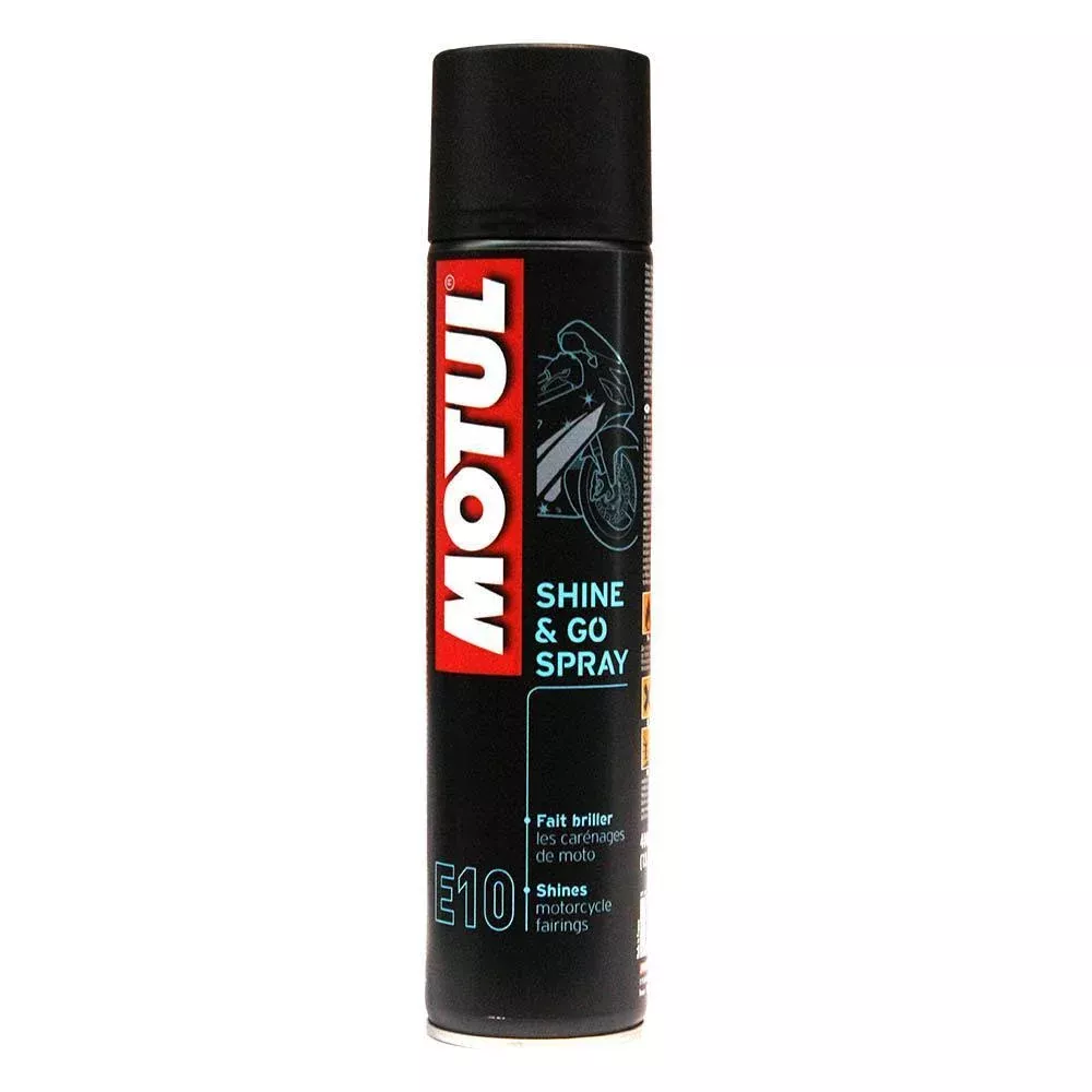 E10 SHINE & GO SPRAY 400ml, MOTUL 450146, BOX=12