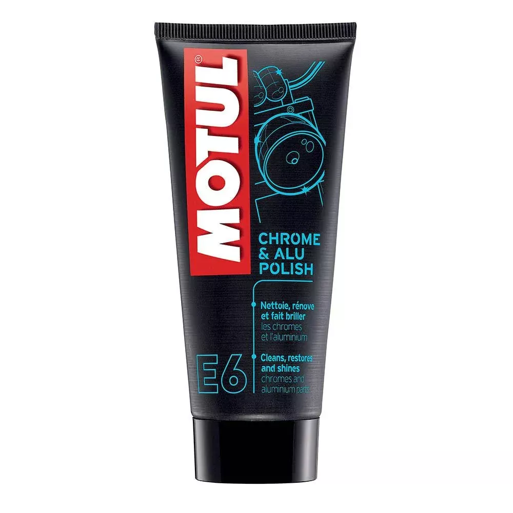 E6 CHROME & ALU POLISH 100ml, MOTUL 450142, BOX=12