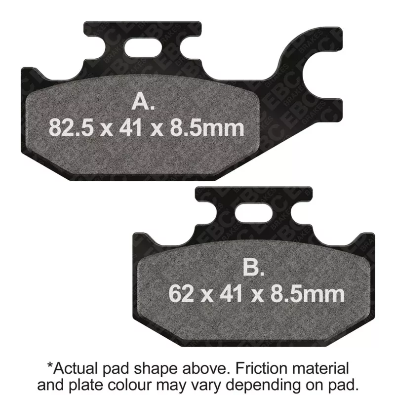 EBC 08-18 Suzuki LT-A 400 King Quad Auto 4WD Front Left R Series Sintered Brake Pads Brake Pads