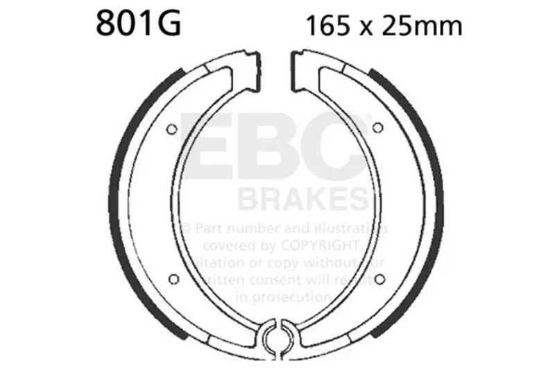 EBC 1978 Husqvarna CR 125 Front Left Sintered HH Brake Pads