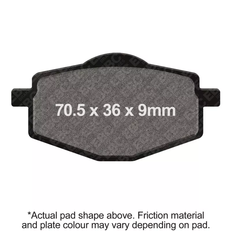 EBC 90-92 Yamaha RT 180 Front Left/Right R Series Sintered Brake Pads
