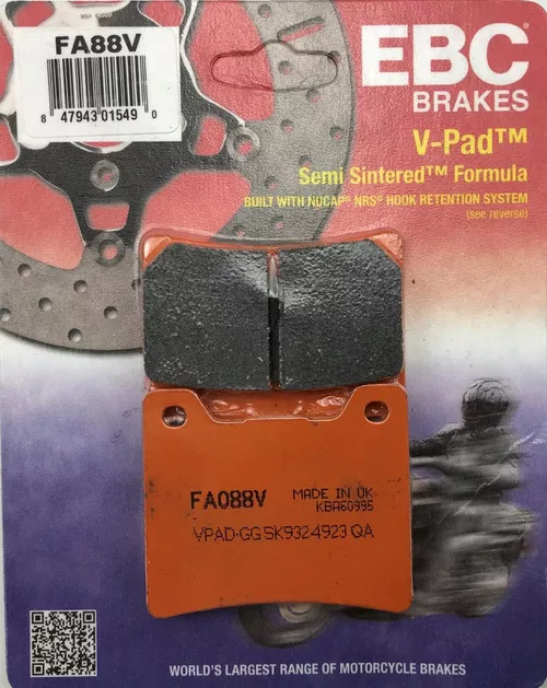 EBC Semi Sintered V Brake Pads (FA88V)