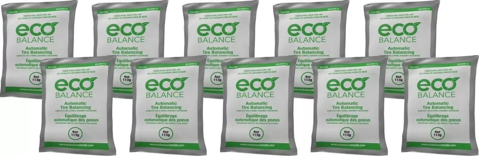ECO Balance 04EB Tire Balancing Beads 4 oz (10 Bags)