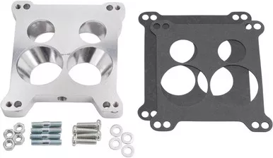 Edelbrock 2696 Carburetor Adapter Four-Hole Square-Bore to Spread-Bore, Multi