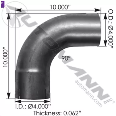 ELBOW, 90 DEGREE 4"