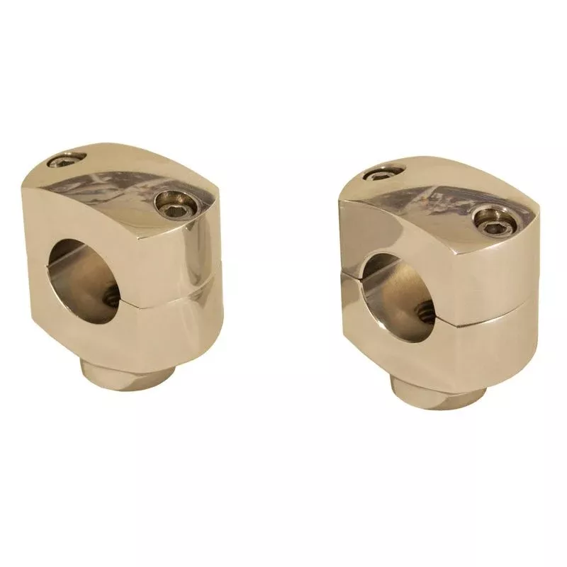 EMGO 1' Risers For 1' Bars Chrome