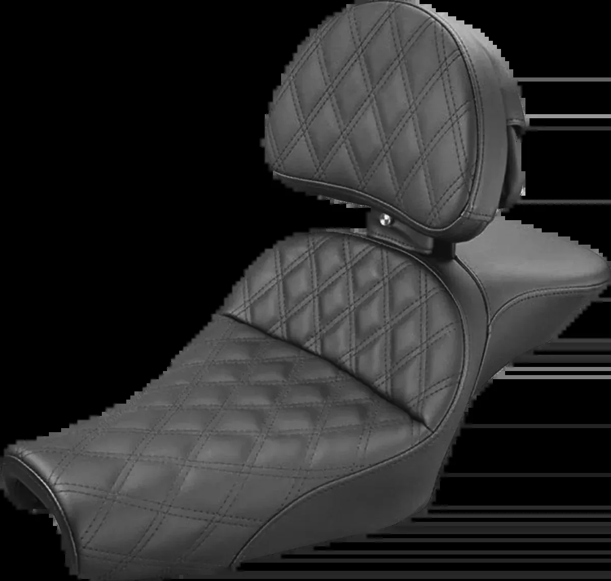 Explorer Seat - With Backrest - Lattice Stitched - Black - XL '04-'22