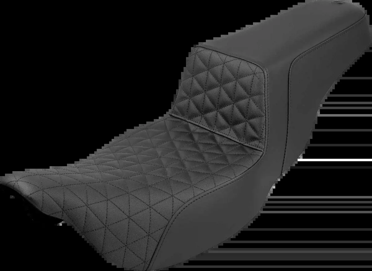 Extended Reach Step-Up Seat - Tri-Gripper - Black - FLH/FLT '08-'24