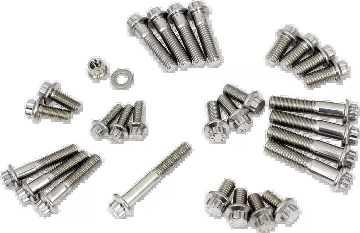 Fastener Kit - Chassis - 12-Point/Dress-Up - M8 Softail