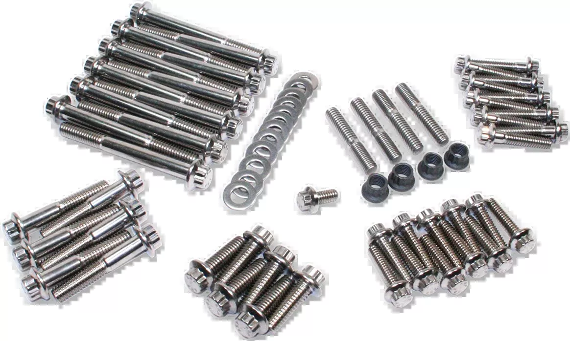 Fastener Kit - External Engine - 12-Point - Twin Cam