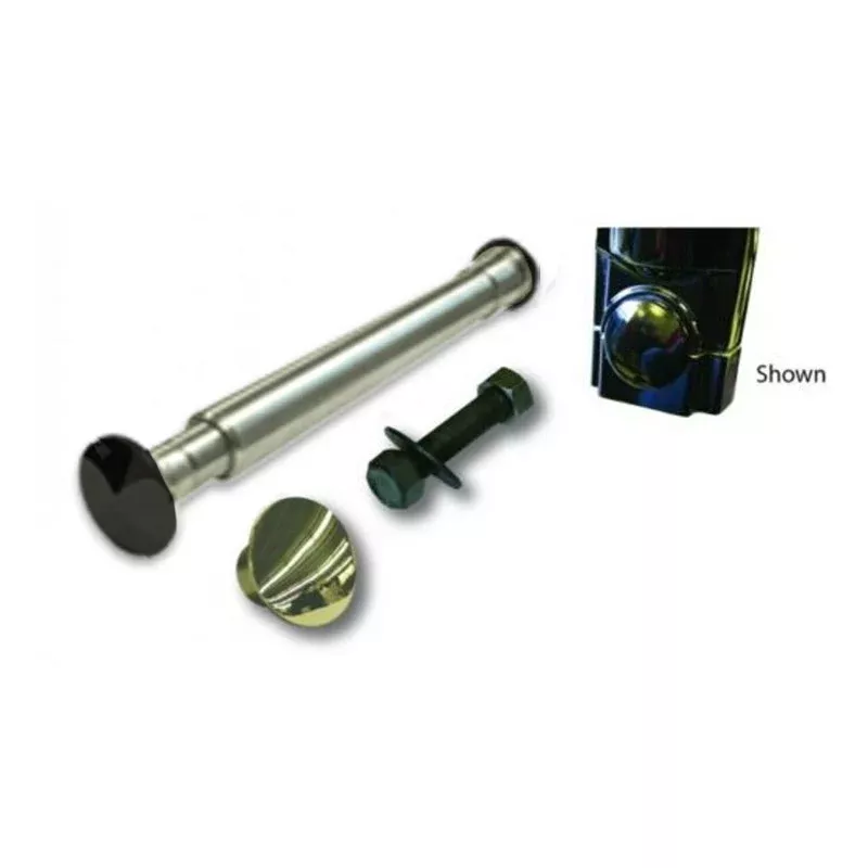 Fat Bagger Inc 25mm Smooth Black Flush Mount Hidden Axle 14-23 Touring Baggers