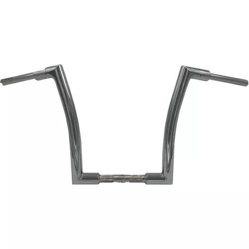 Fat Baggers 1-1/2" Flat Top EZ Install 14" Handlebars for 2008-2013 Harley FLHR/FLTR- Chrome