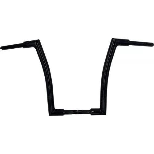Fat Baggers 1-1/2" Flat Top EZ Install 16" Handlebars for 2008-2013 Harley FLHR/FLTR- Black