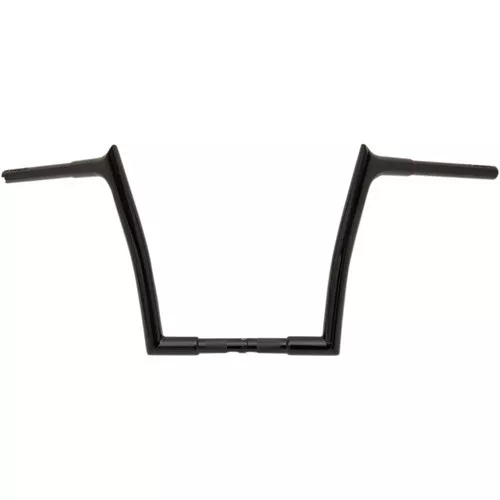 Fat Baggers 1-1/4" EZ Install Pointed Top 12" Handlebars for Harley - Black
