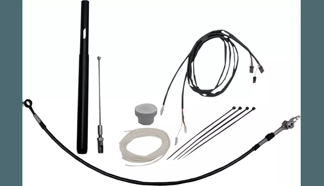Fatbaggers 14 inch EZ Handlebar Installation Kit for '21 Harley Davidson Street Glide/Electra Glide Models - Chrome