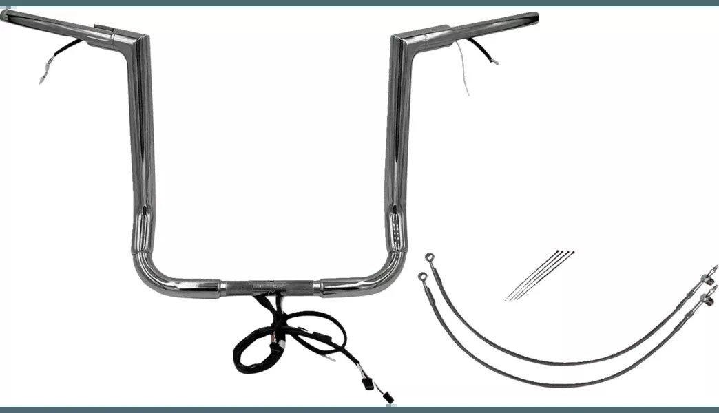 Fatbaggers Plug & Play EZ Install 1-1/2" Flat Top Handlebar Kits for '16-20 Harley Davidson FLH Models (Select Finish and Height)