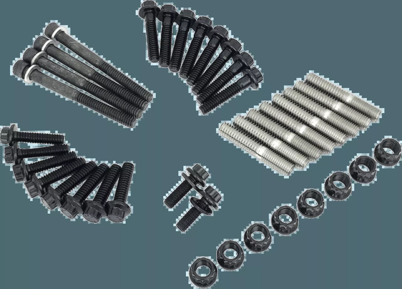 Feuling 12-point Rocker Box, Rockershaft Studs and Nut Kit for '17-Up Harley Davidson Touring