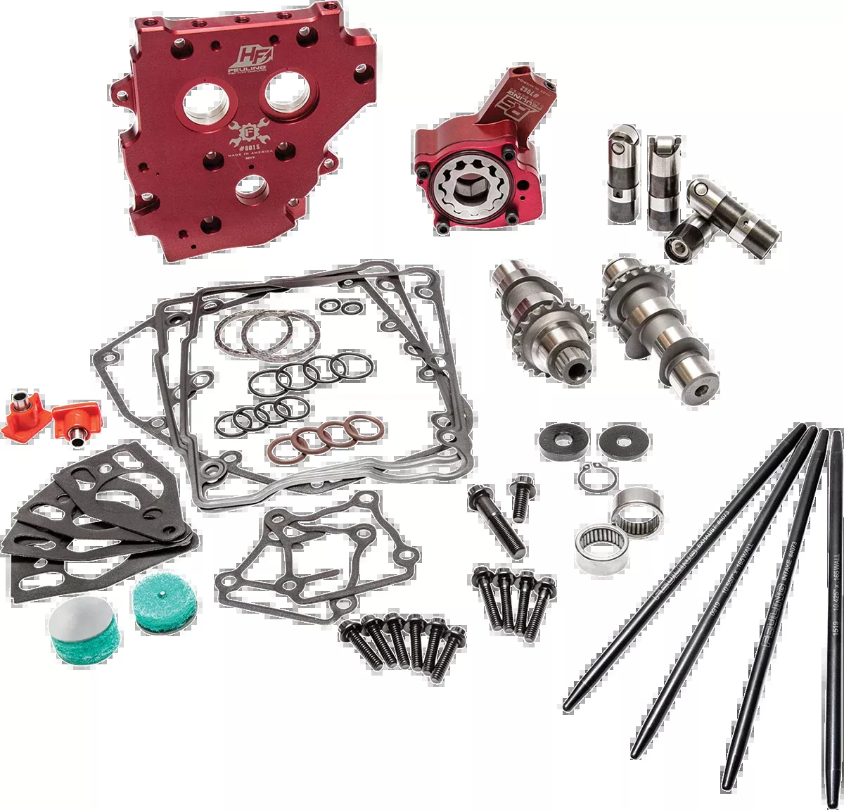Feuling Camchest Kit - Race Series - Reaper 630 - Chain Drive - w/One Piece Pushrods - Twin Cam '07-'17 - 7212P