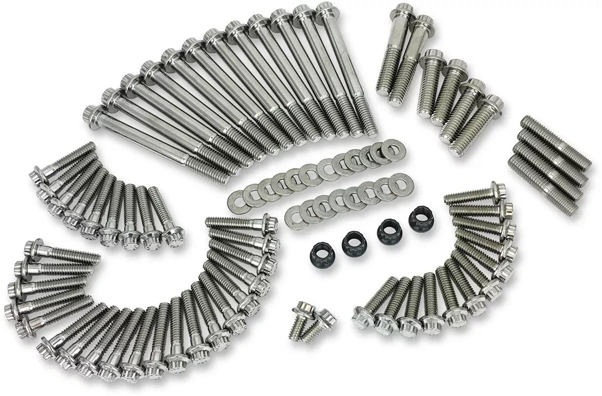 Feuling Fastener Kit - External Engine - 12-Point - M8 - 3052