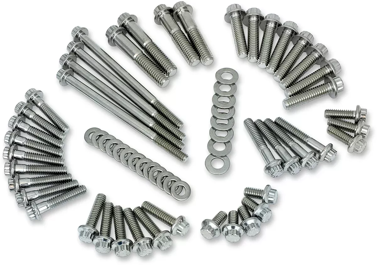 Feuling Fastener Kit - External Primary/Transmission - 12-Point - M8 - 3053