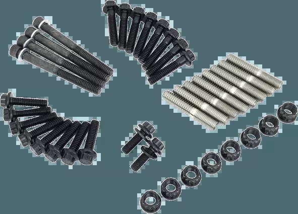 Feuling Internal Rocker Arm Shaft Studs and Nut Kit for Harley Davidson M-Eight Engines