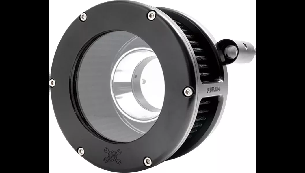 Feuling Oil Pump Corp. BA Air Cleaner Kit – Black/Clear with Black Filter – ’08-’16 Touring TBW – 5554