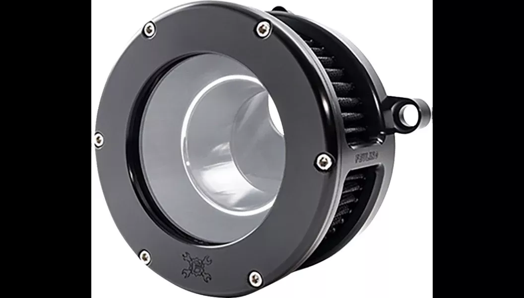 Feuling Oil Pump Corp. BA Air Cleaner Kit – Black/Clear with Black Filter – M8 2023 and 2024 Street Glide/Road Glide -Touring- 5574 – 5574