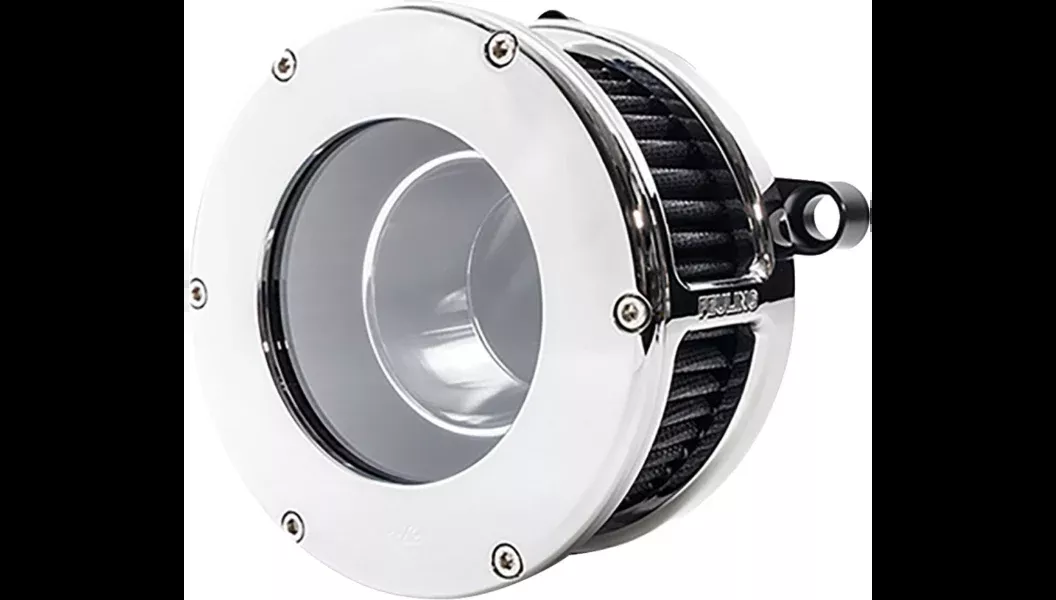 Feuling Oil Pump Corp. BA Air Cleaner Kit – Chrome/Clear with Black Filter – M8 2023 and 2024 Street Glide/Road Glide -Touring- 5578 – 5578