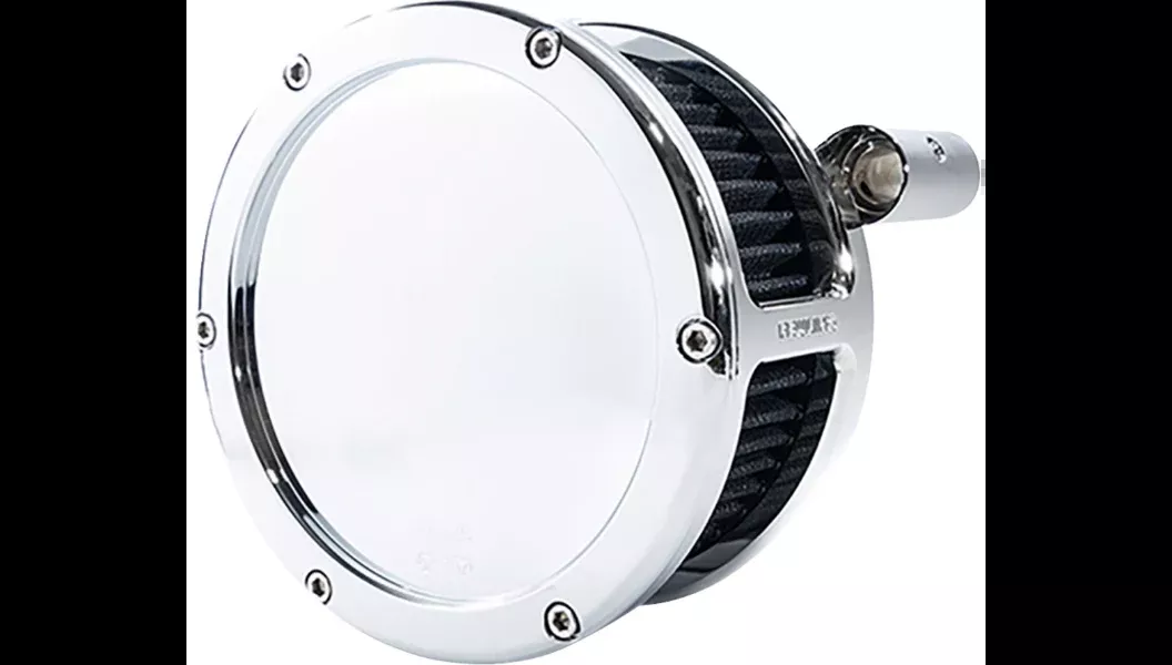 Feuling Oil Pump Corp. BA Air Cleaner Kit – Chrome with Black Filter – ’93-’99 Evolution Big Twin – 5567