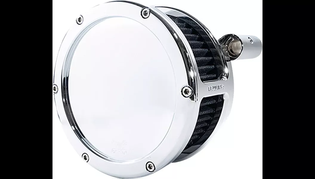 Feuling Oil Pump Corp. BA Air Cleaner Kit – Chrome with Black Filter – Twin Cam – 5547