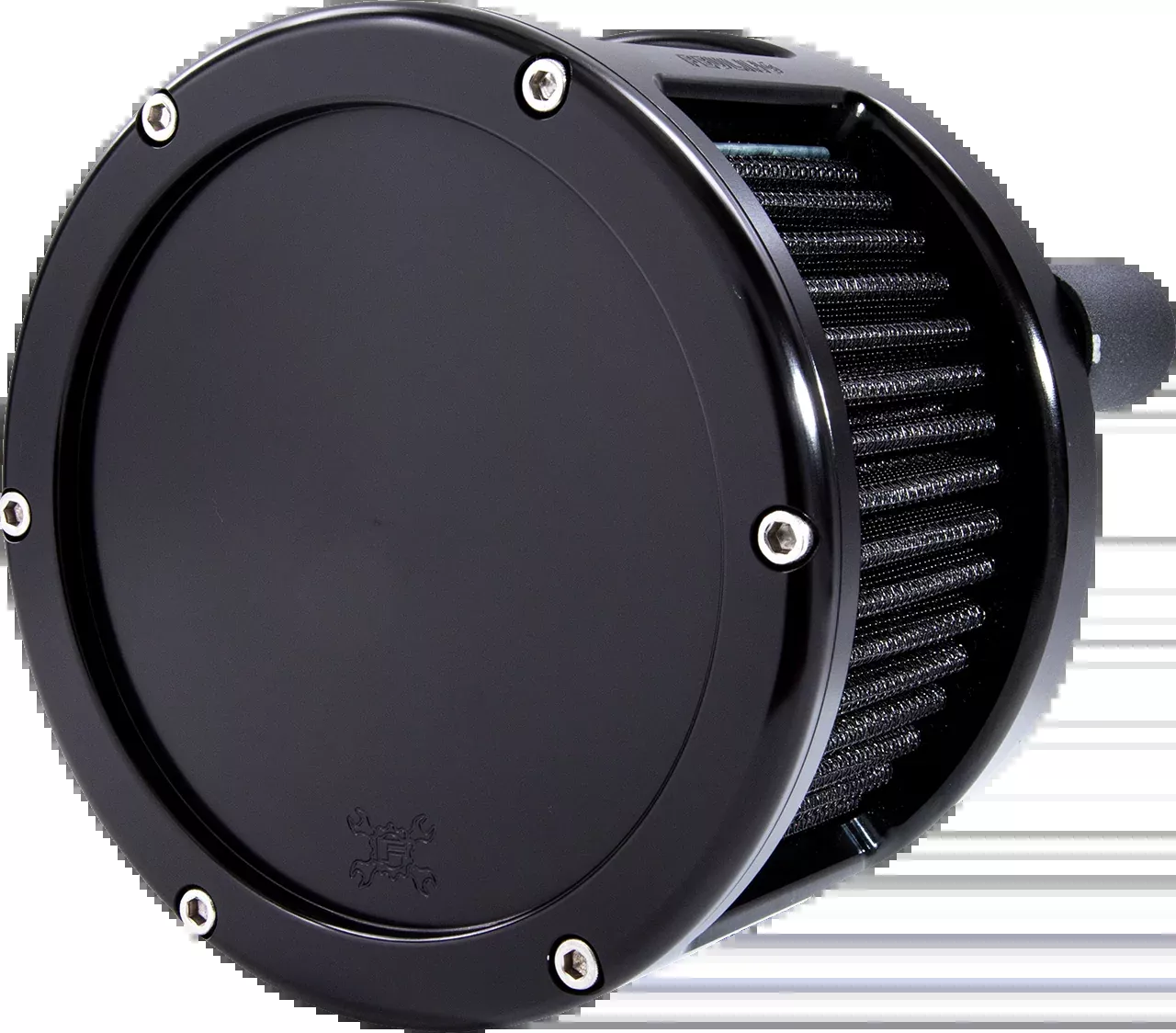 Feuling OIL PUMP CORP. BA Race Series Air Cleaner Kit - Black Anodized - M8 - Black Filter - 5523