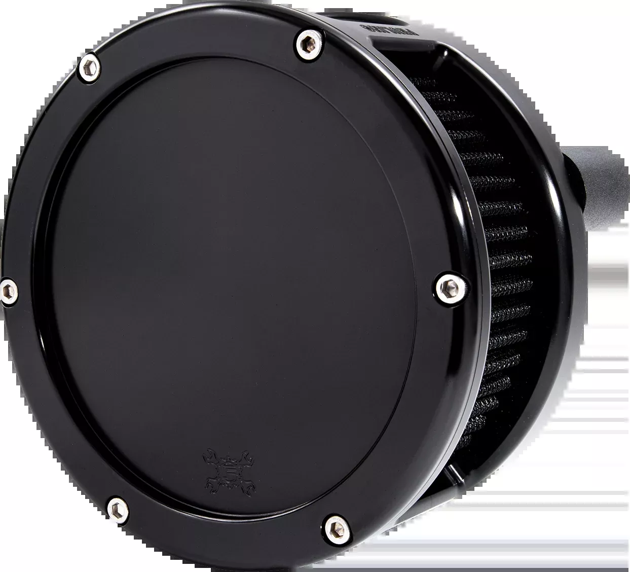 Feuling OIL PUMP CORP. BA Series Air Cleaner Kit - Black Anodized - Black Filter - 5533