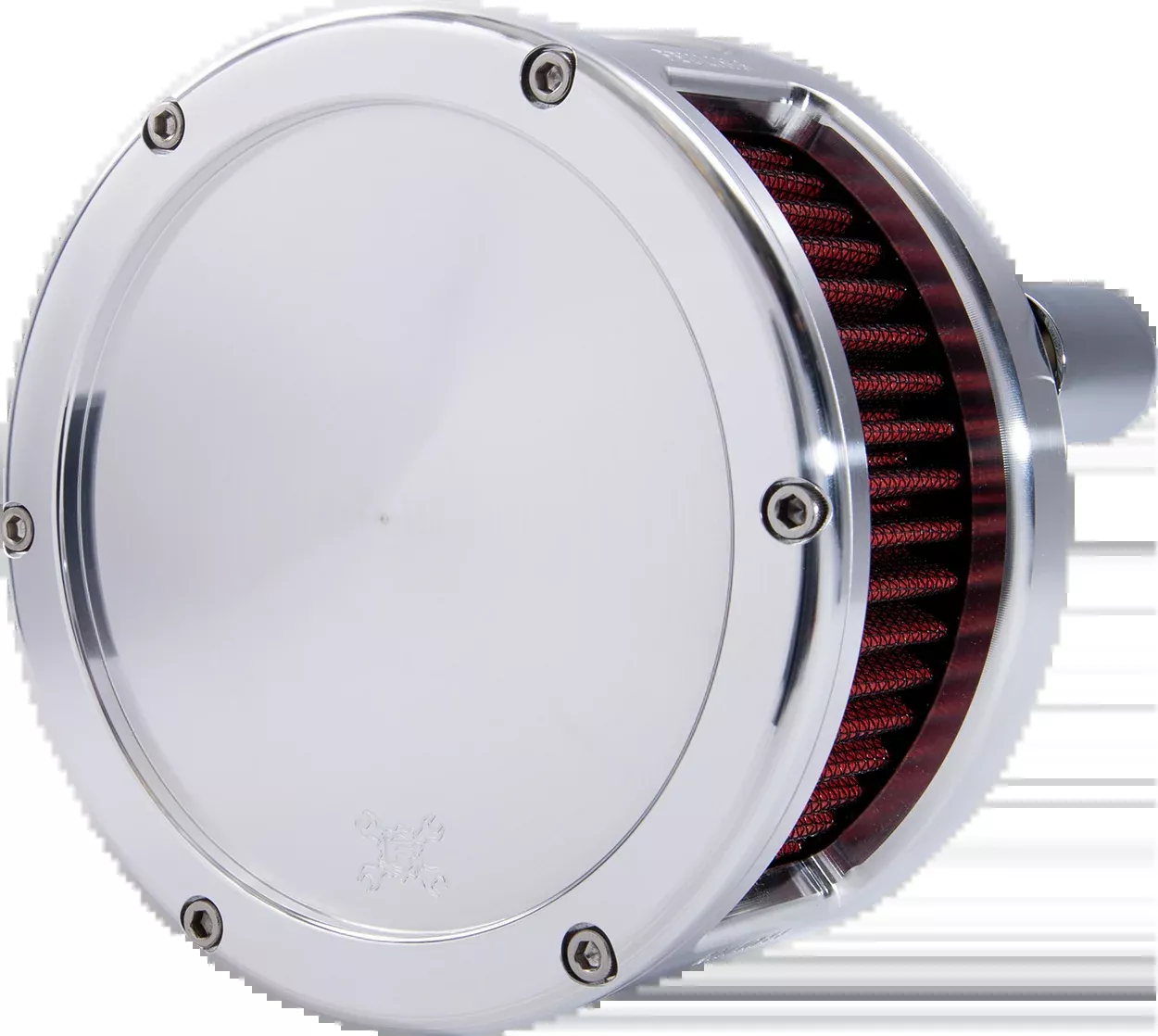 Feuling OIL PUMP CORP. BA Series Air Cleaner Kit - Raw - Red Filter - 5431
