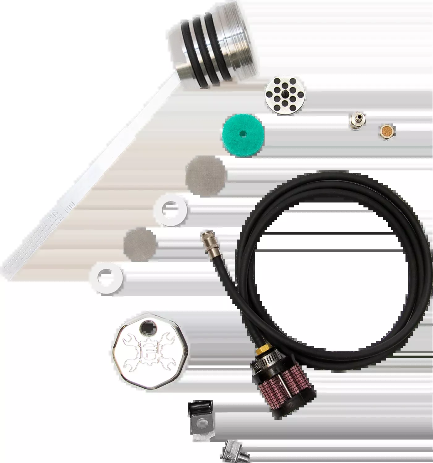 Feuling OIL PUMP CORP. Vented Dipstick - Polished - 99-05 Dyna - 3093