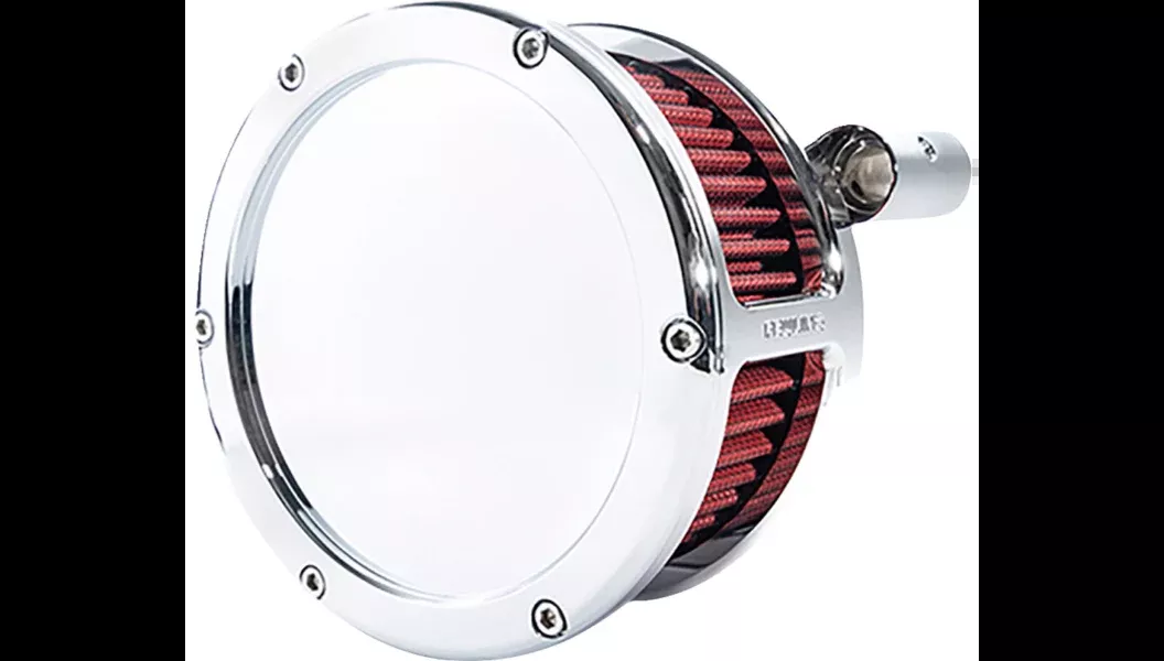 Feuling Oil Pump Corpl. BA Air Cleaner Kit – Chrome with Red Filter – 93-99 Evolution Big Twin – 5467