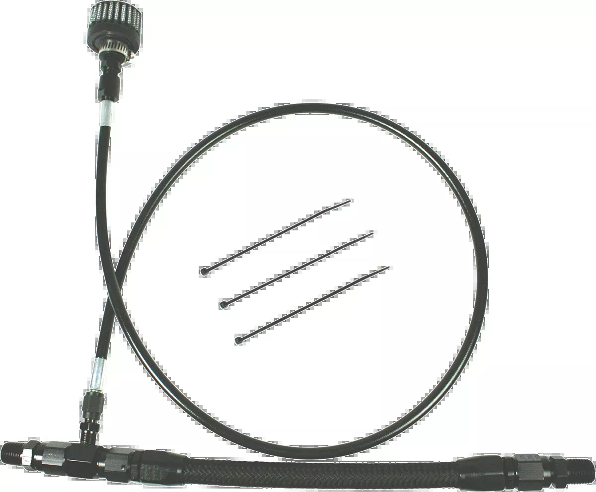 Feuling Oil Tank Breather Kit - Black - 02'-06' Touring - 3081