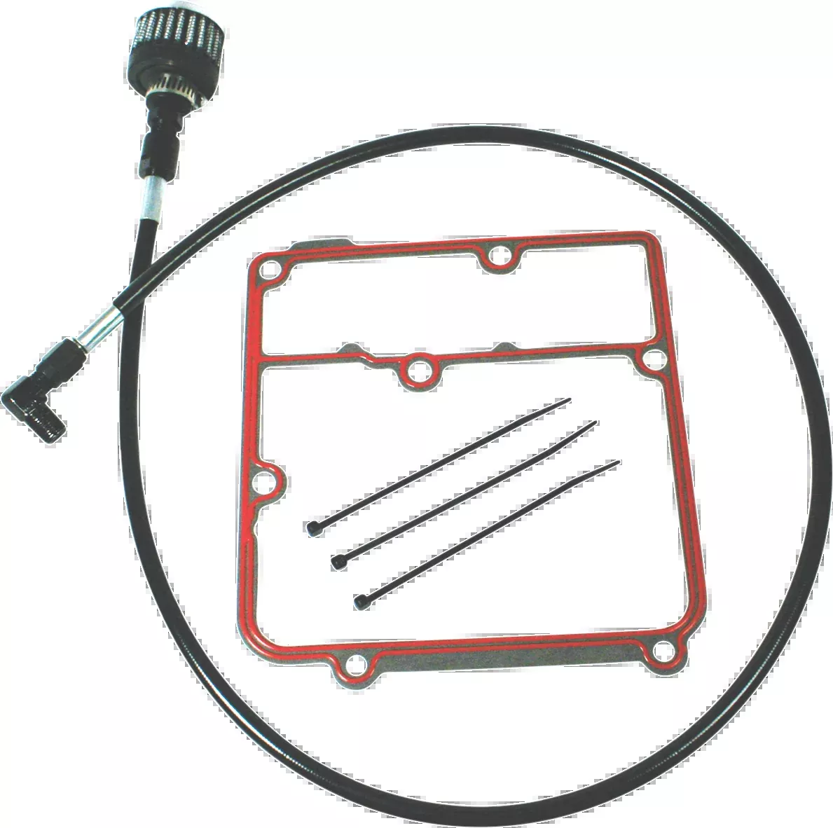 Feuling Oil Tank Breather Kit - Black - 99'-05' Dyna - 3071
