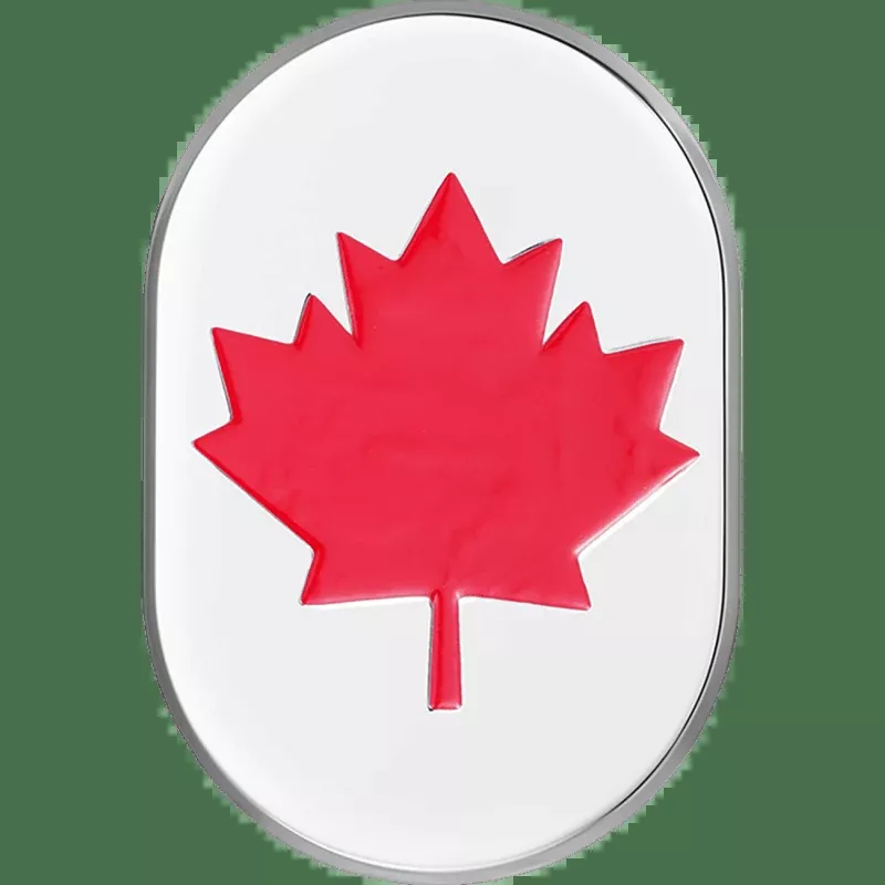 Figurati Designs Red Maple Leaf Antenna Cover Left